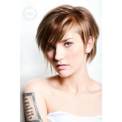 Short & sweet ~ Pixie cut by Jax & King - La Jolla, California