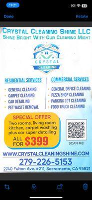 Crystal Cleaning Shine