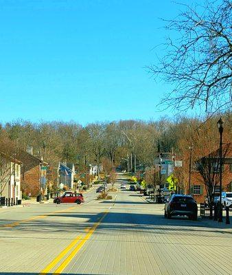 East Main Street (the main business area)