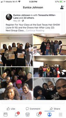 Class on Wig Making by Sewing Machine