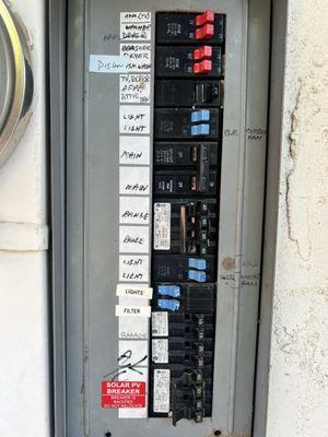 Before the new breakers.