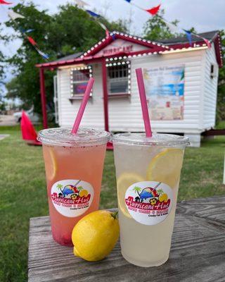 Fresh squeezed lemonade/ Strawberries and Lemonade