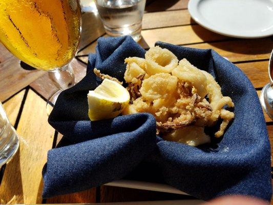 Calamari order was not great this time. Normally is good.