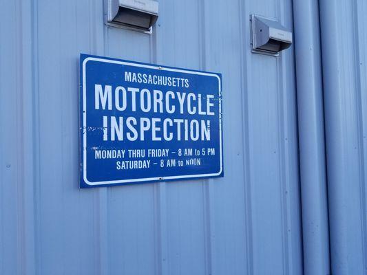 Inspection hours