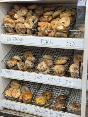Great bagels. When I am there when the shop opens at 7 a.m., they're still warm!