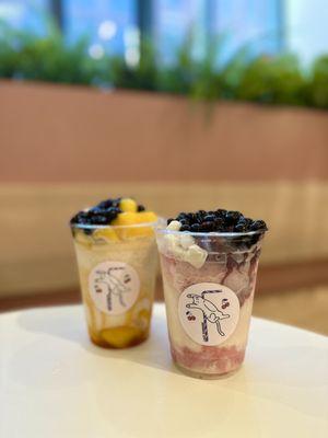 mango & strawberry bingsoo ($10)