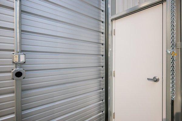 All 50' deep units will also have a side door in addition to roll up door