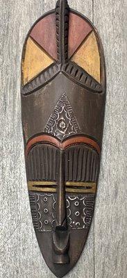 Wooden carved African Mask