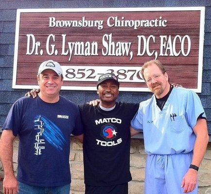 Brian Corrati, World champion Drag Racing Champion, Antron Brown, Dr. Lyman Shaw