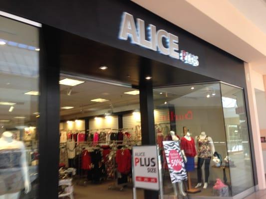 Alice Plus Store Front, Newpark Mall, Newark, CA.