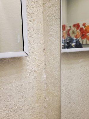 More water stains not painted.