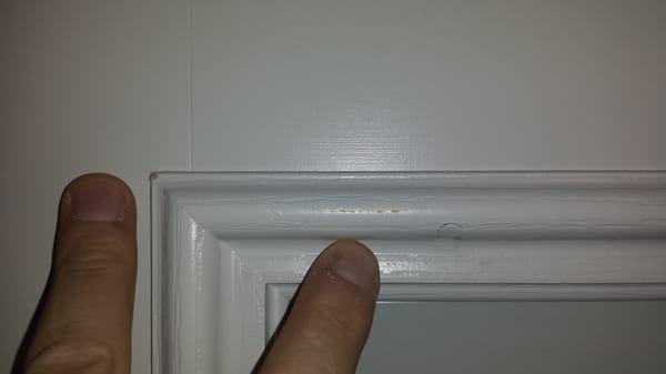 Brand new door, just installed, scuffs and scrapes. They didn't photo well but there's plenty more pics - $2512 door install.