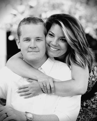 Engagement portrait session