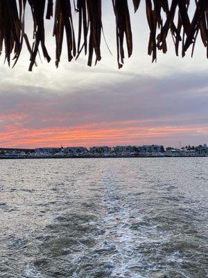 Sunset colors heading towards Stuart from Tidehouse Rest