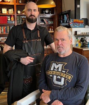 Julien schools me in French, but the entire is welcoming. #HighlyRecommend