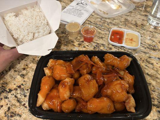 Orange chicken