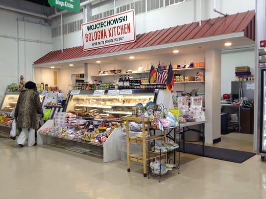 New store front in the newly built Columbus flea market food court.