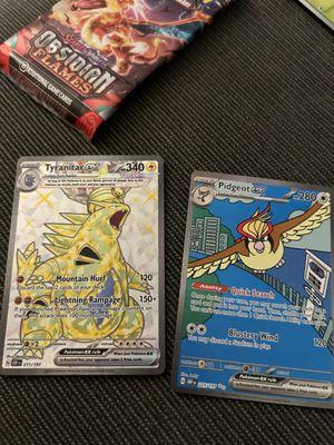 Pulled a DOUBLE rare banger in (1) booster pack and pideot is ranked 5th in obsidian flame set (special illustration rare).