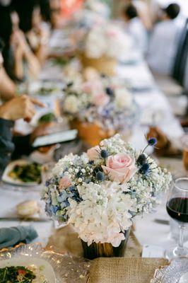 Centerpieces at the Wedding Day