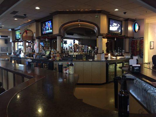 I guess the bartender left the building. Poor, sad, empty beer.