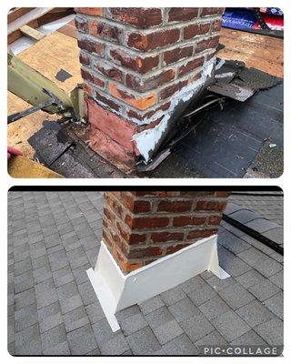 Check out the before and after of this chimney in Farmington Hills, MI!
