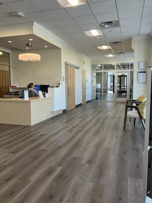 Reception Desk in waiting room