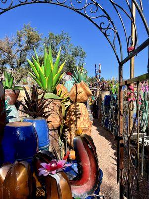 Outside garden space