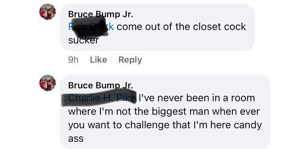 Also a homophobic Bully