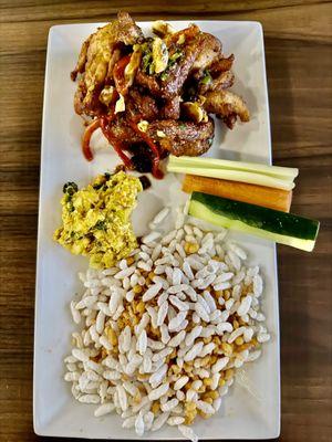 Aromatic Sadeko Chicken