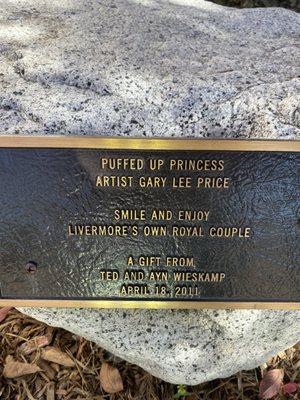 Princess plaque on