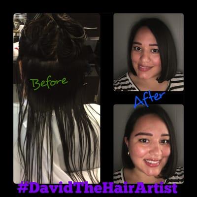 Ms. D was ready for a big change with a new shorter hair style.