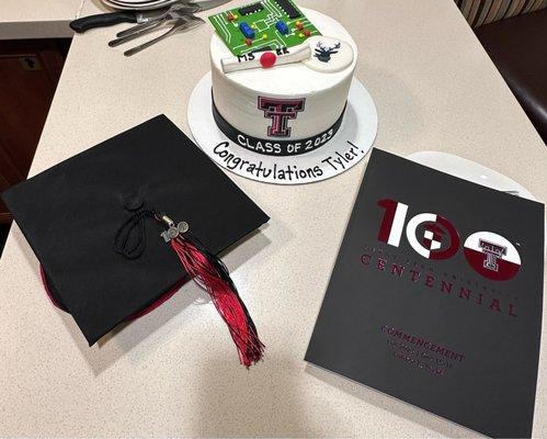 Master in Electrical Engineering graduation cake