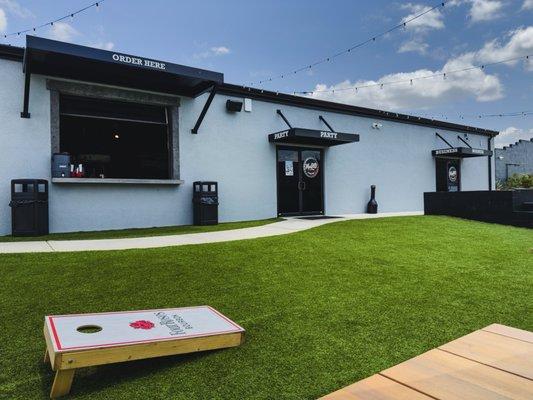 Entrance from the Patio Area