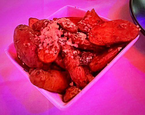 Truffled fingerling potatoes were tasty.