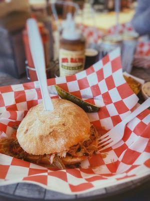 Spicy BBQ Pork Sandwich