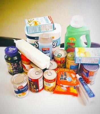 An example of what we give during our Food Pantry Community Day outreach
