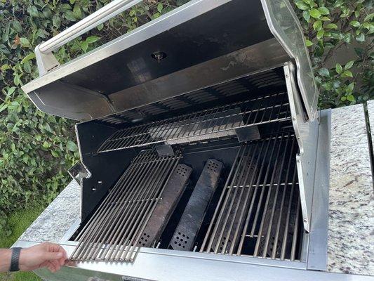 Clean barbecue