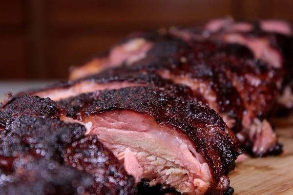 What put us on the map are our House Smoked Ribs with our homemade seasonings.