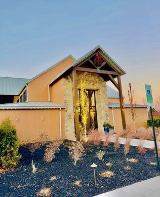 The GORGEOUS building and entryway!!!