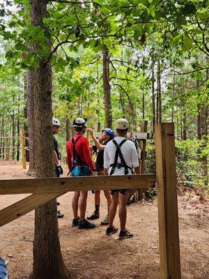 gearing up for the ropes