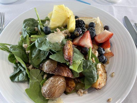 Vegan options on Brunch Cruise