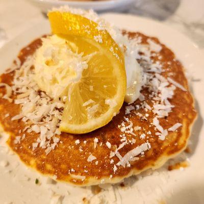 Lemon marscapone pancakes