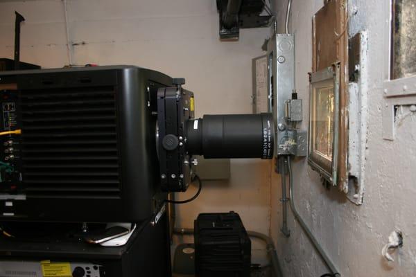 New digital projector promises a better, brighter quality viewing experience over the old film projectors. New for 2014 season!
