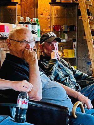 Nothing beats conversation, family and cigars