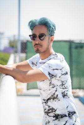 Luna @ Room 22 - Walked me off the ledge on dying my hair a color aside from the norm and made me feel comf and ult confident #THESTYLEGUYDE