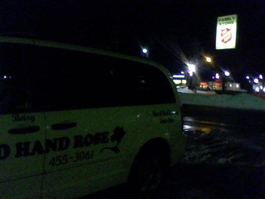 Company Van At Salvation Army on Peach St