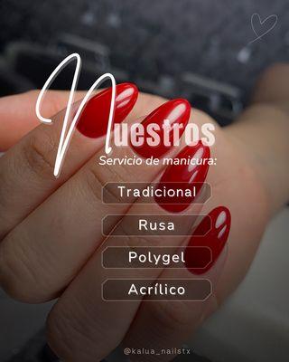 Nuestros servicios de manicura