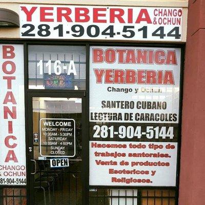 Botanica Yerberia Chango Y Ochun