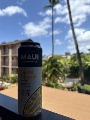 Beer from the balcony