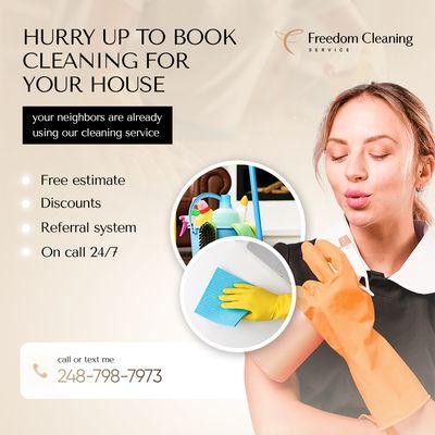 Freedom cleaning service